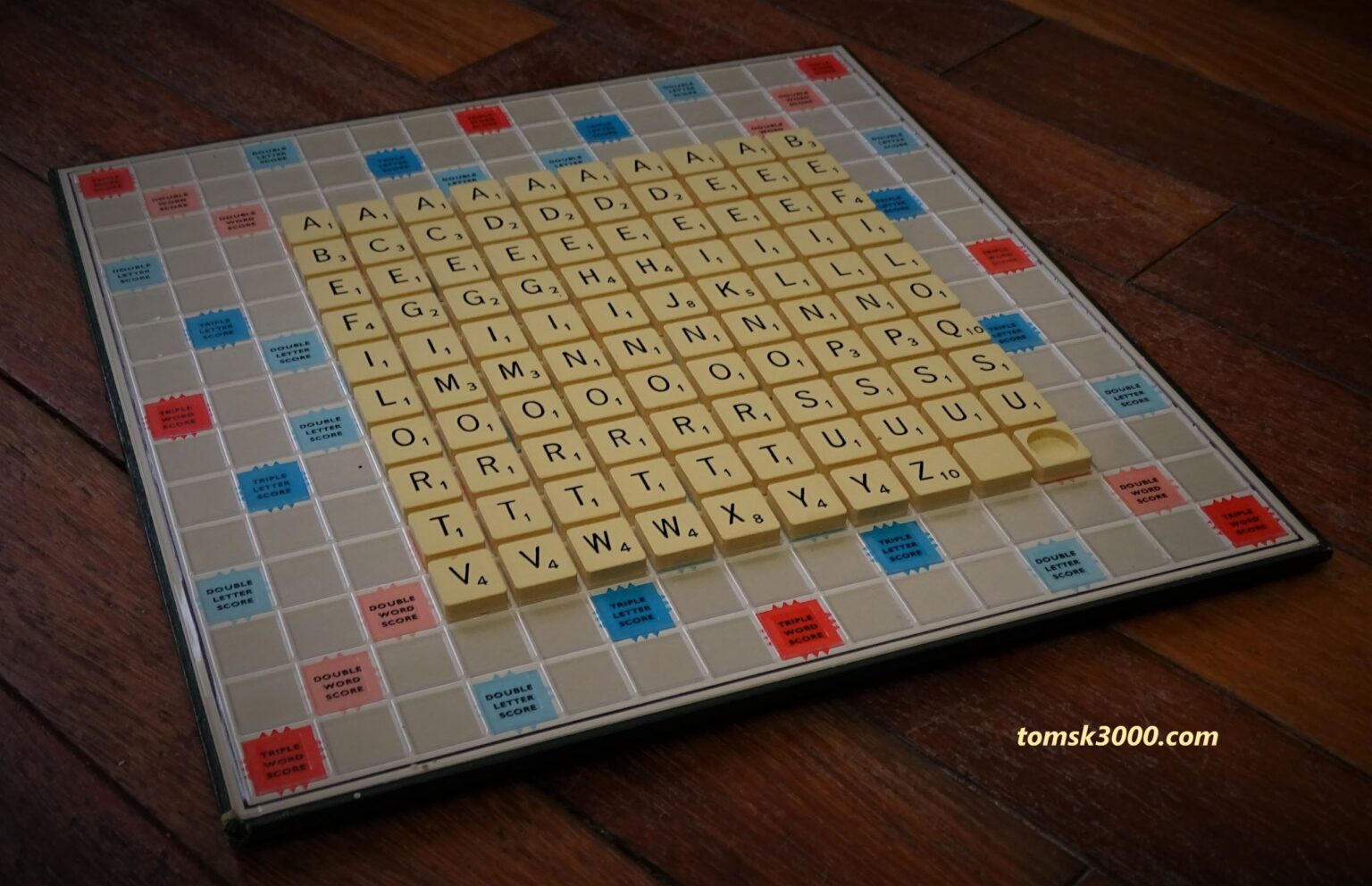 1983 Deluxe SCRABBLE Game By J W Spear Sons England Tomsk3000