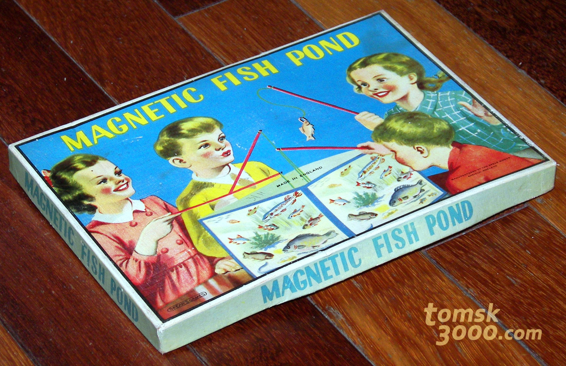 1950's Magnetic Fish Pond Game by Spears, England