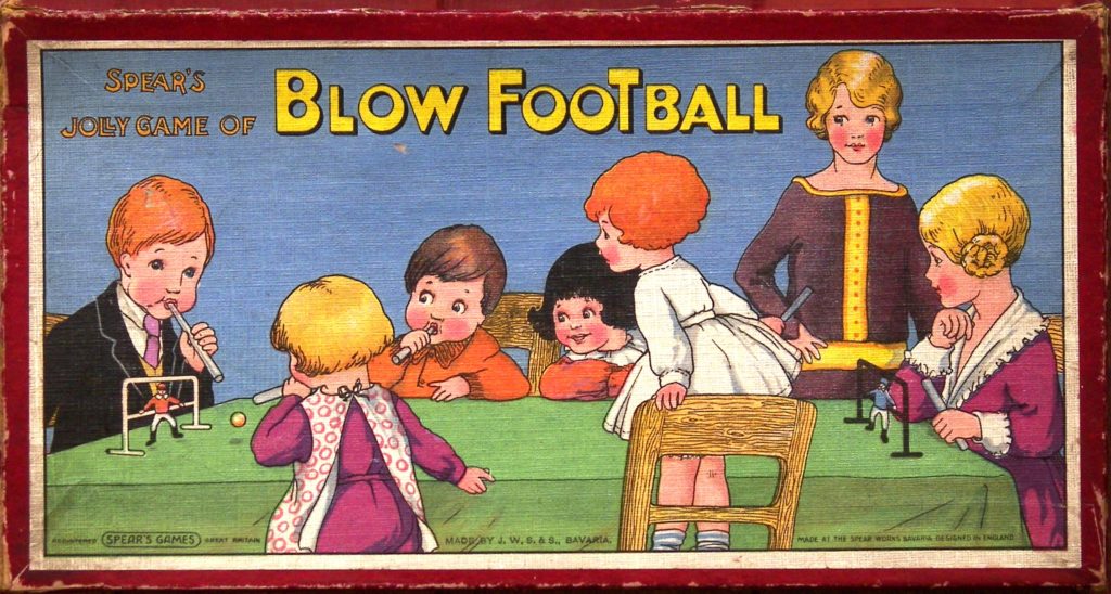 1920's Spear's Jolly Game of Blow Football - tomsk3000