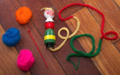 bobbin knitting doll