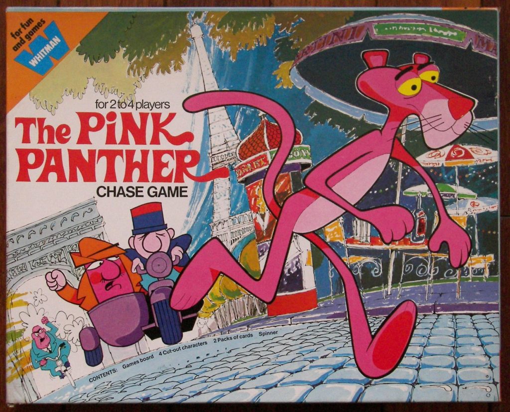 1974 The Pink Panther Chase Game by Whitman, England - tomsk3000