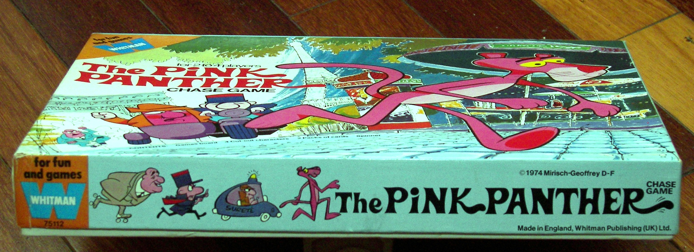 1974 The Pink Panther Chase Game by Whitman, England - tomsk3000