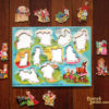 1970's Nursery Rhymes Plywood Play Tray, Victory England - Image 8