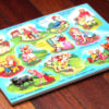 1970's Nursery Rhymes Plywood Play Tray, Victory England - Image 6