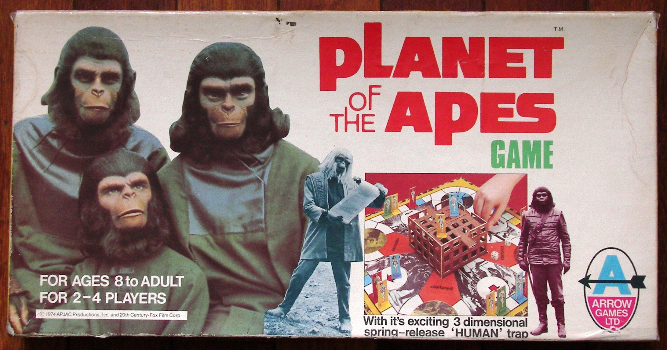 1974 Planet of The Apes, Arrow Games, England