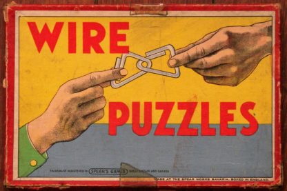 1920's Wire Puzzles by J W Spear & Sons