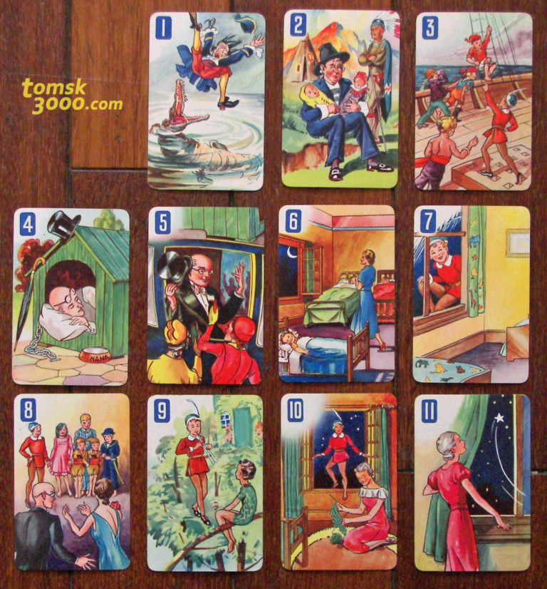 1943 Peter Pan Card Game by Pepys, England - tomsk3000