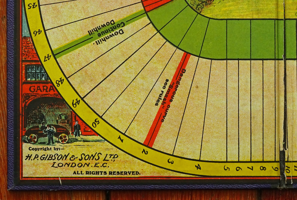 1920's "AUTO-GO" Motor Race Board Game by H.P. Gibson & Sons, London