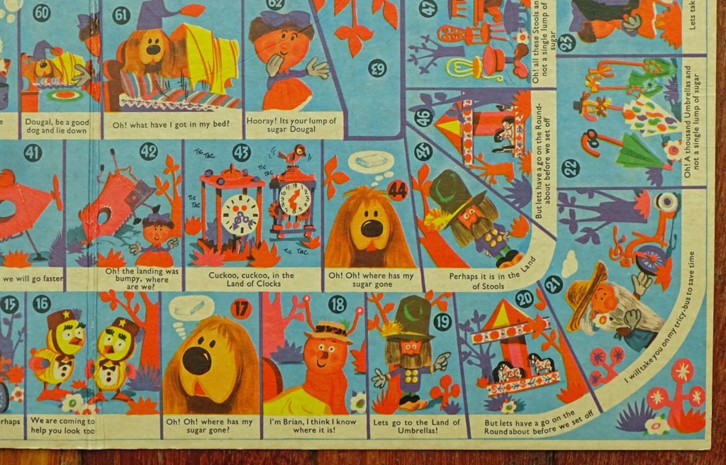 1967 The Magic Roundabout Board Game by Tri-ang, England - tomsk3000