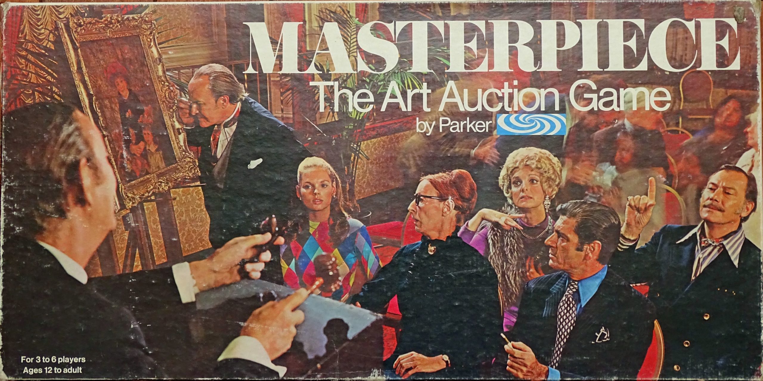 *VINTAGE* Masterpiece Game Pieces 1970 Parker Brothers 