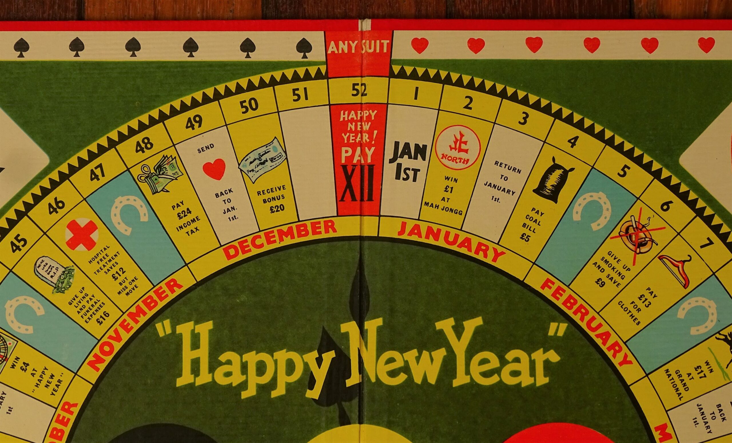 1960 Happy New Year Game by Chad Valley, England - tomsk3000