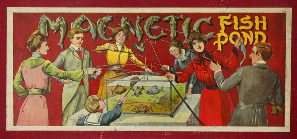 1890 s Magnetic Fish Pond Game By Roberts Brothers Glevum England Tomsk3000