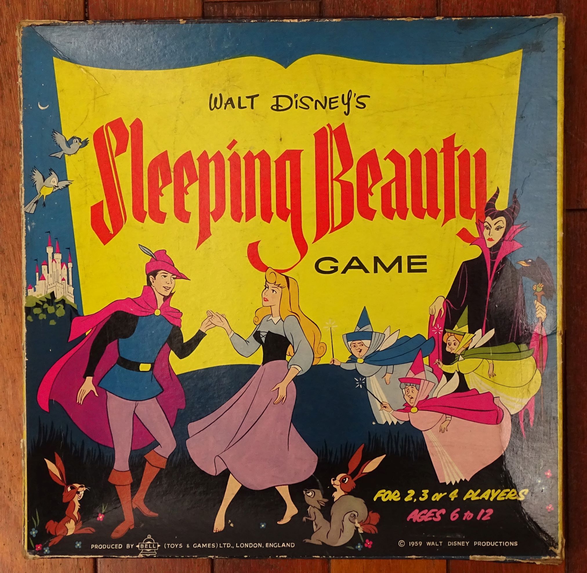1959 Walt Disney's Sleeping Beauty Game by Bell Ltd., London, England -  tomsk3000
