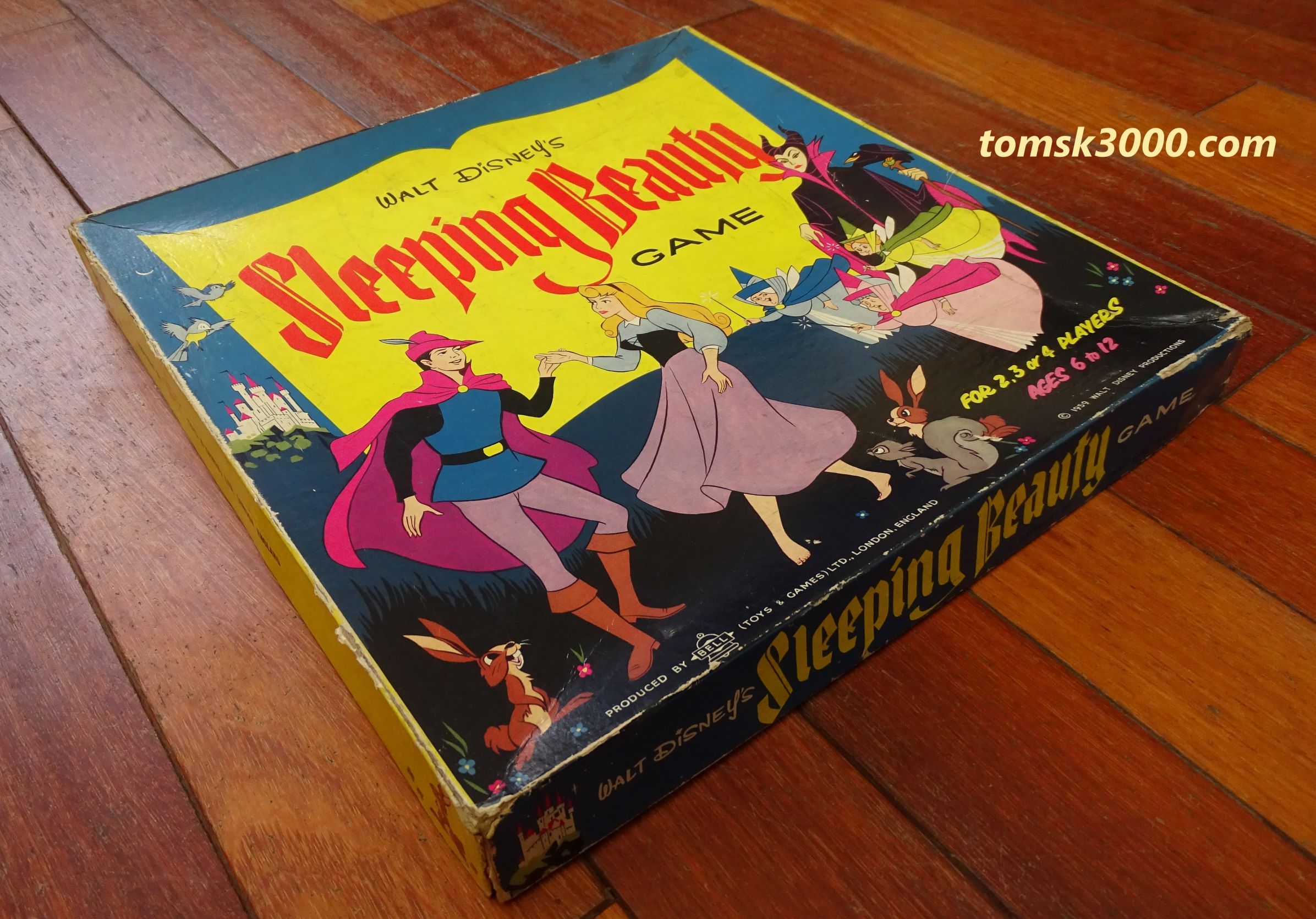 1959 Walt Disneys Sleeping Beauty Game By Bell Ltd London England Tomsk3000