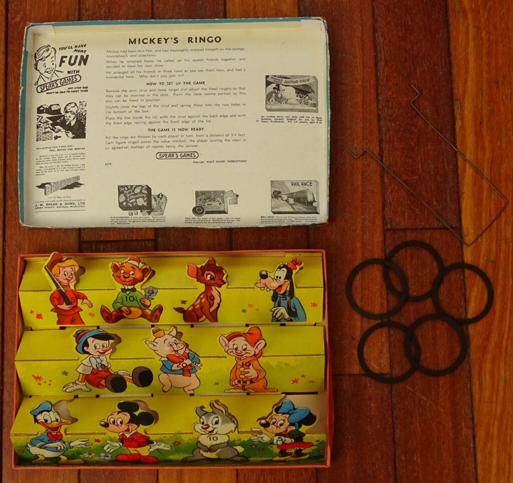 1950's Mickey's Ringo Game by Spears, England - tomsk3000