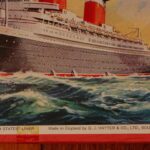 1950's "Victory" Wooden Jigsaw SS United States Liner by G J Hayter, England - Image 3