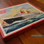 1950's "Victory" Wooden Jigsaw SS United States Liner by G J Hayter, England