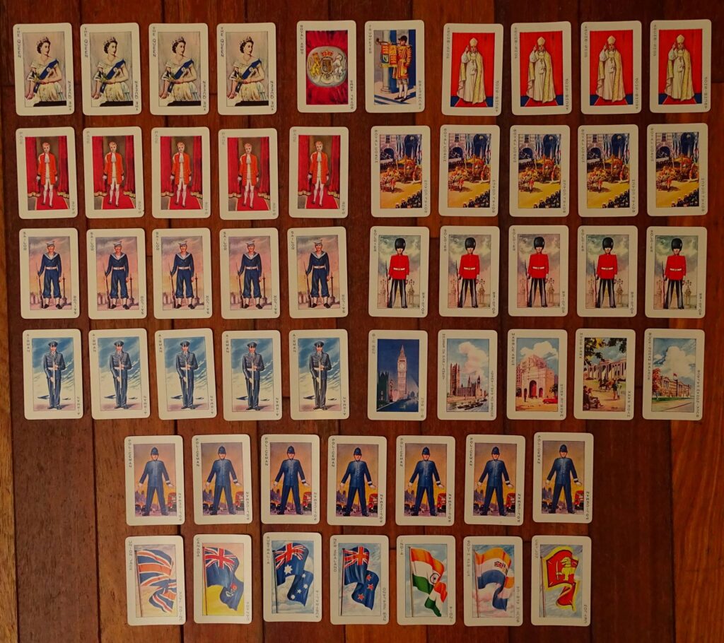 1953 Crown the Queen Card Game by Waddingtons, England - tomsk3000