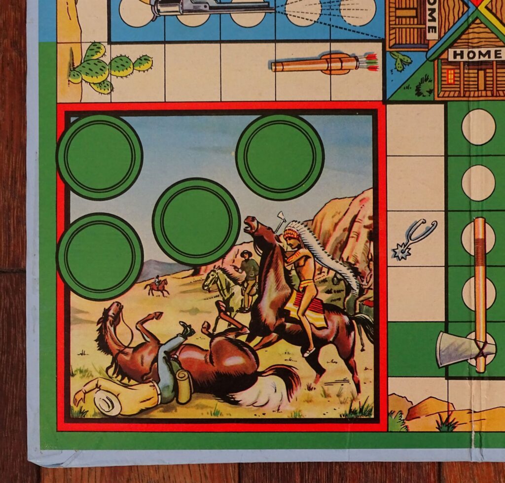 1961 Wyatt Earp Ludo Game By Peter Pan, England - Tomsk3000