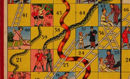 1900's Snakes & Ladders Game, Made in England - Image 9