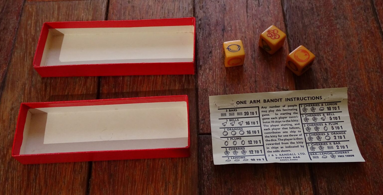 1950's One Arm Bandit Dice Game by Merit, England - tomsk3000