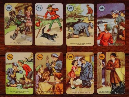 1952 Just William a Pepys Series Card Game, England - Image 13