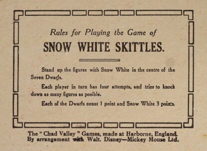 1938 Snow White Skittles Game by Chad Valley, England - Image 8