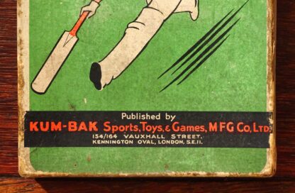 1930's RUN-IT-OUT or Card Cricket Game by Kum-Bak, The Oval, London - Image 2