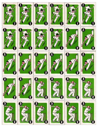 1930's RUN-IT-OUT or Card Cricket Game by Kum-Bak, The Oval, London - Image 6