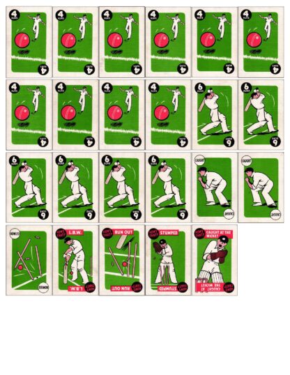 1930's RUN-IT-OUT or Card Cricket Game by Kum-Bak, The Oval, London - Image 7
