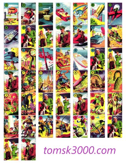 1953 Dan Dare a Pepys Card Game, England - Image 8
