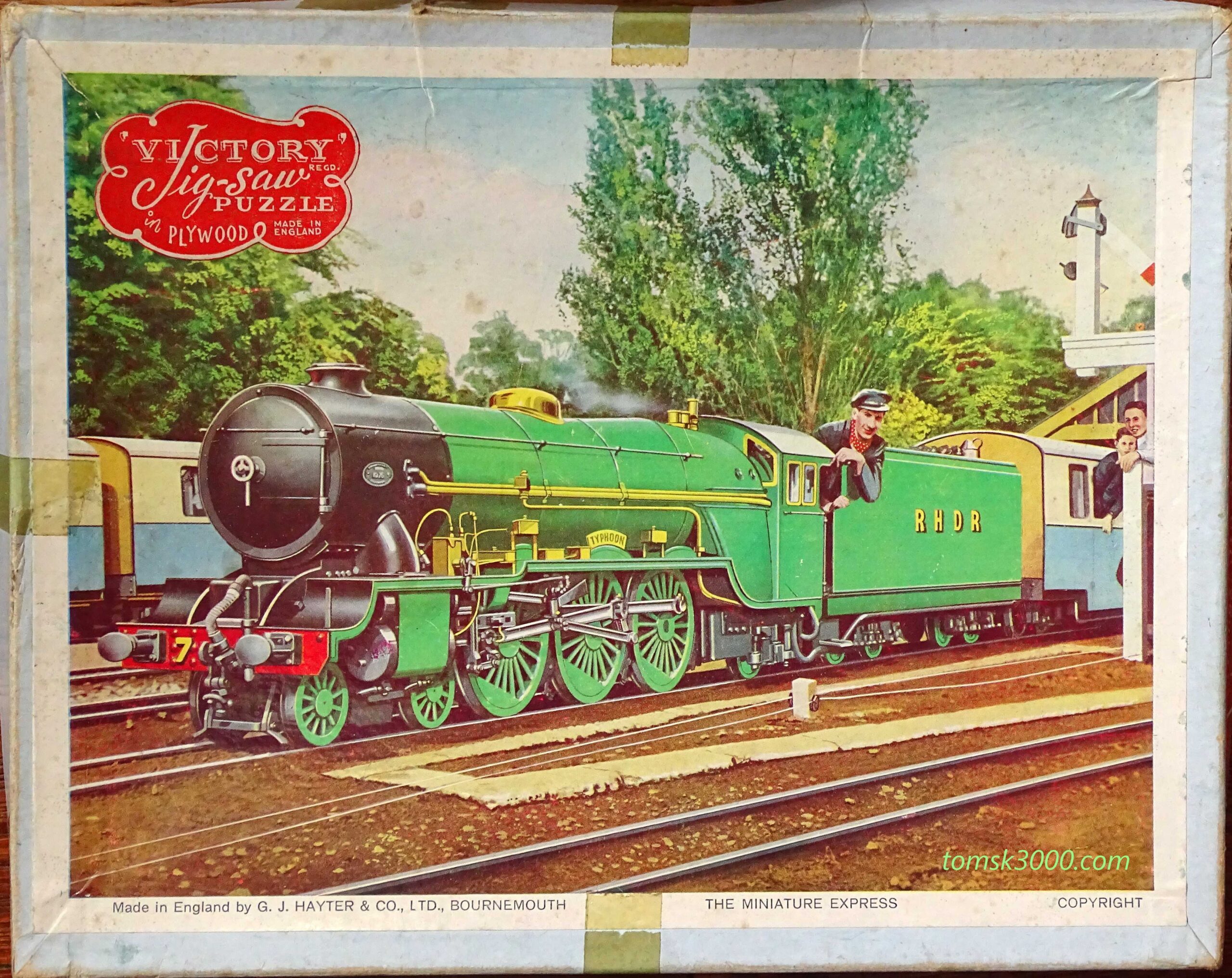 1950's The Miniature Express Victory Jigsaw, England