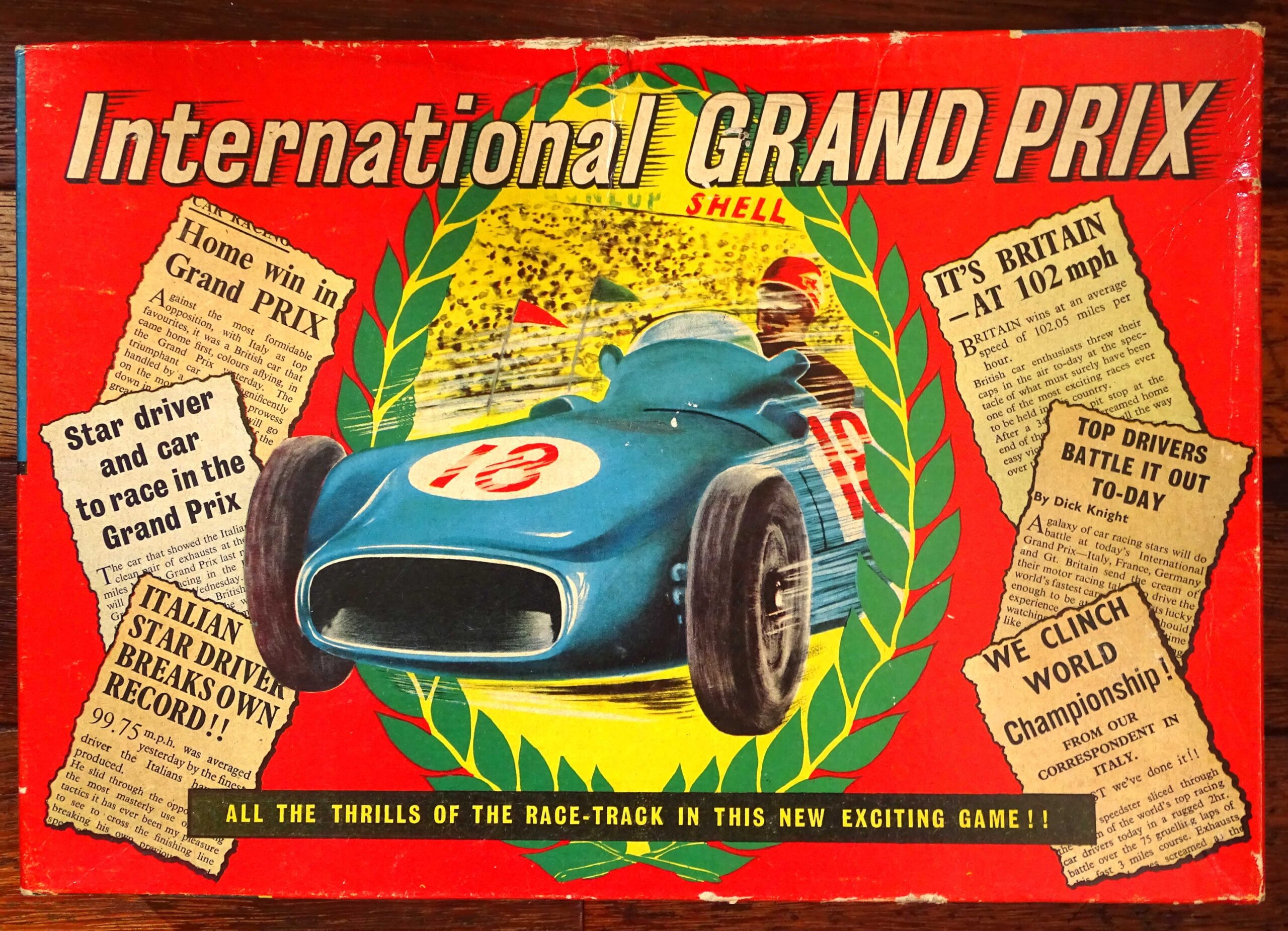 1950's International Grand Prix Motor Race Game, England