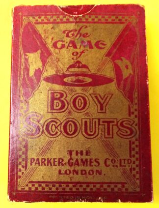 1910 Boy Scouts Card Game by Parker, London
