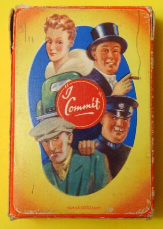 1948 I Commit Crime Club card game by Pepys