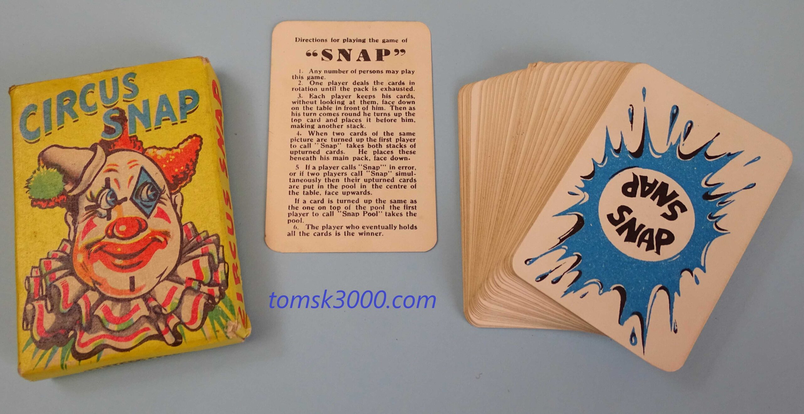 1950's Circus Snap Card Game, Made in England - Image 6