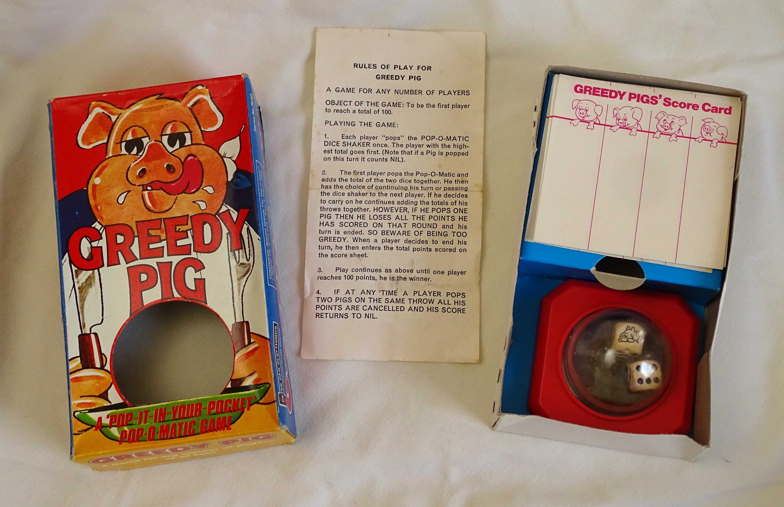 1975 Greedy Pig Dice Game by Peter Pan Playthings, England - Image 6