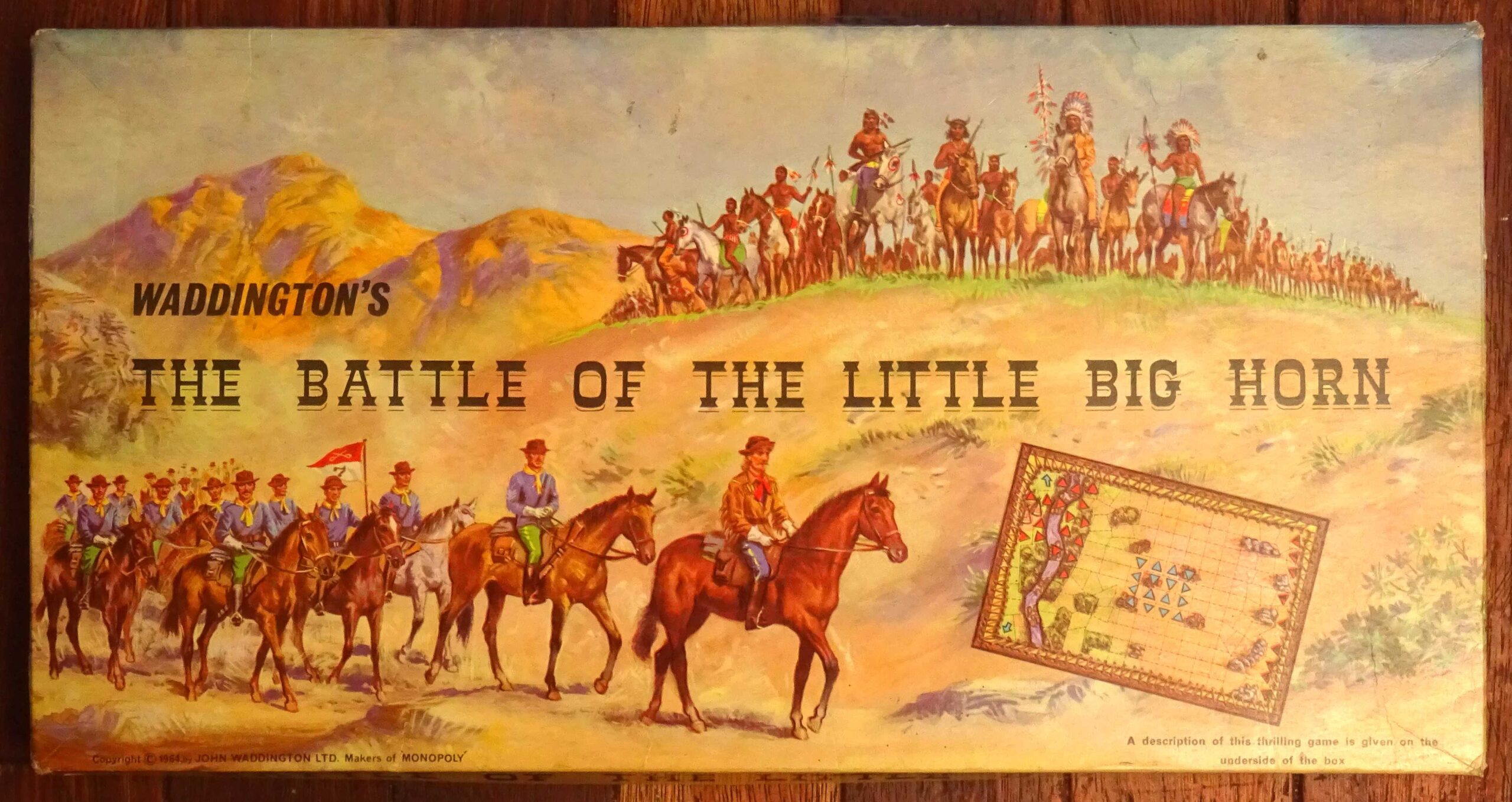1964 The Battle of The Little Big Horn by Waddington's - Image 12