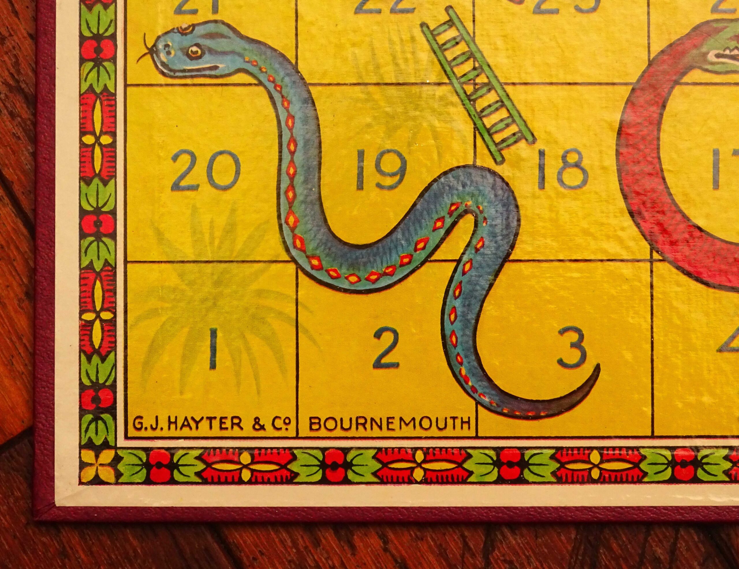 1930's Snakes and Ladders by G J Hayter of Bournemouth, England - Image 5