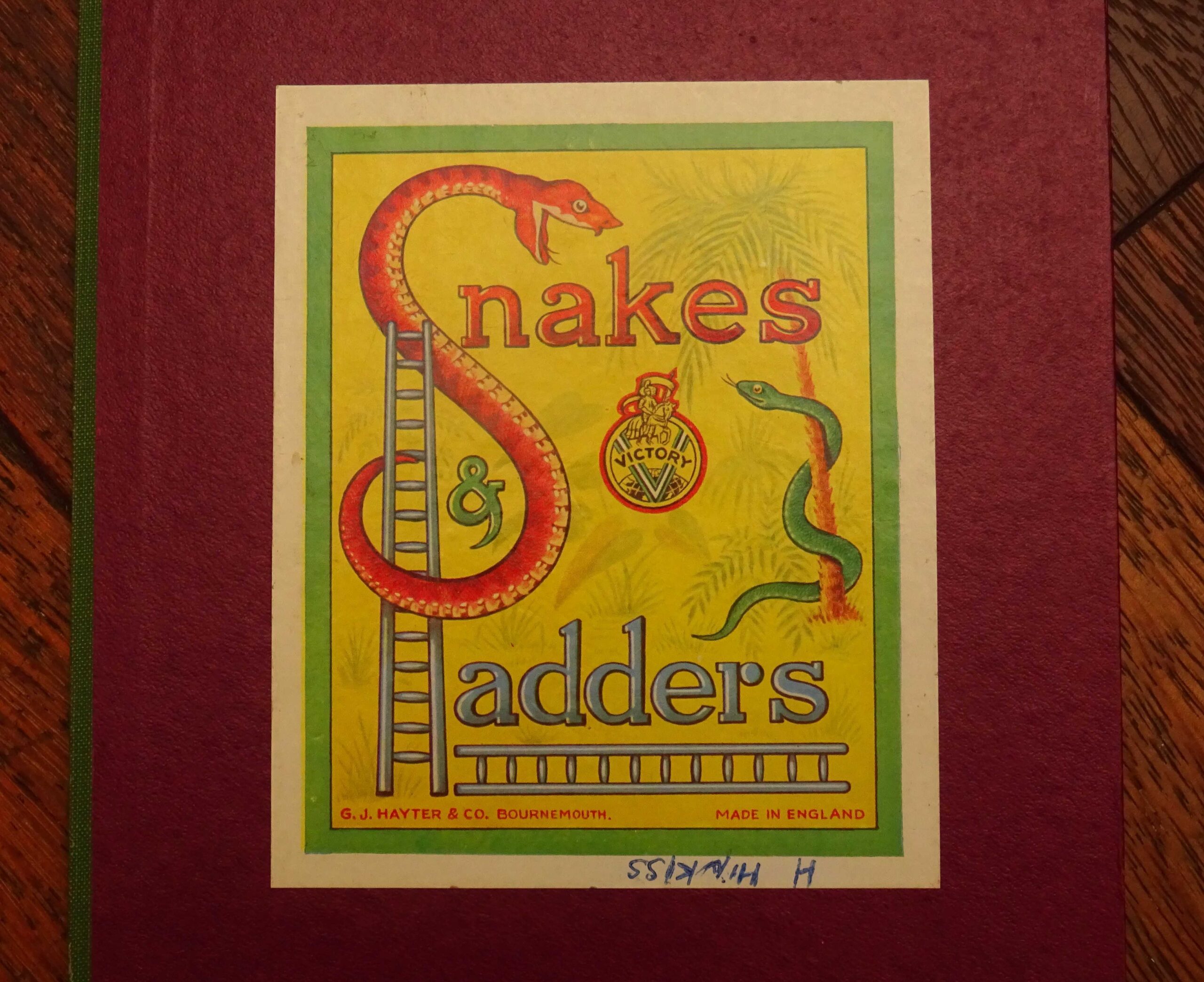 1930's Snakes and Ladders by G J Hayter of Bournemouth, England - Image 3