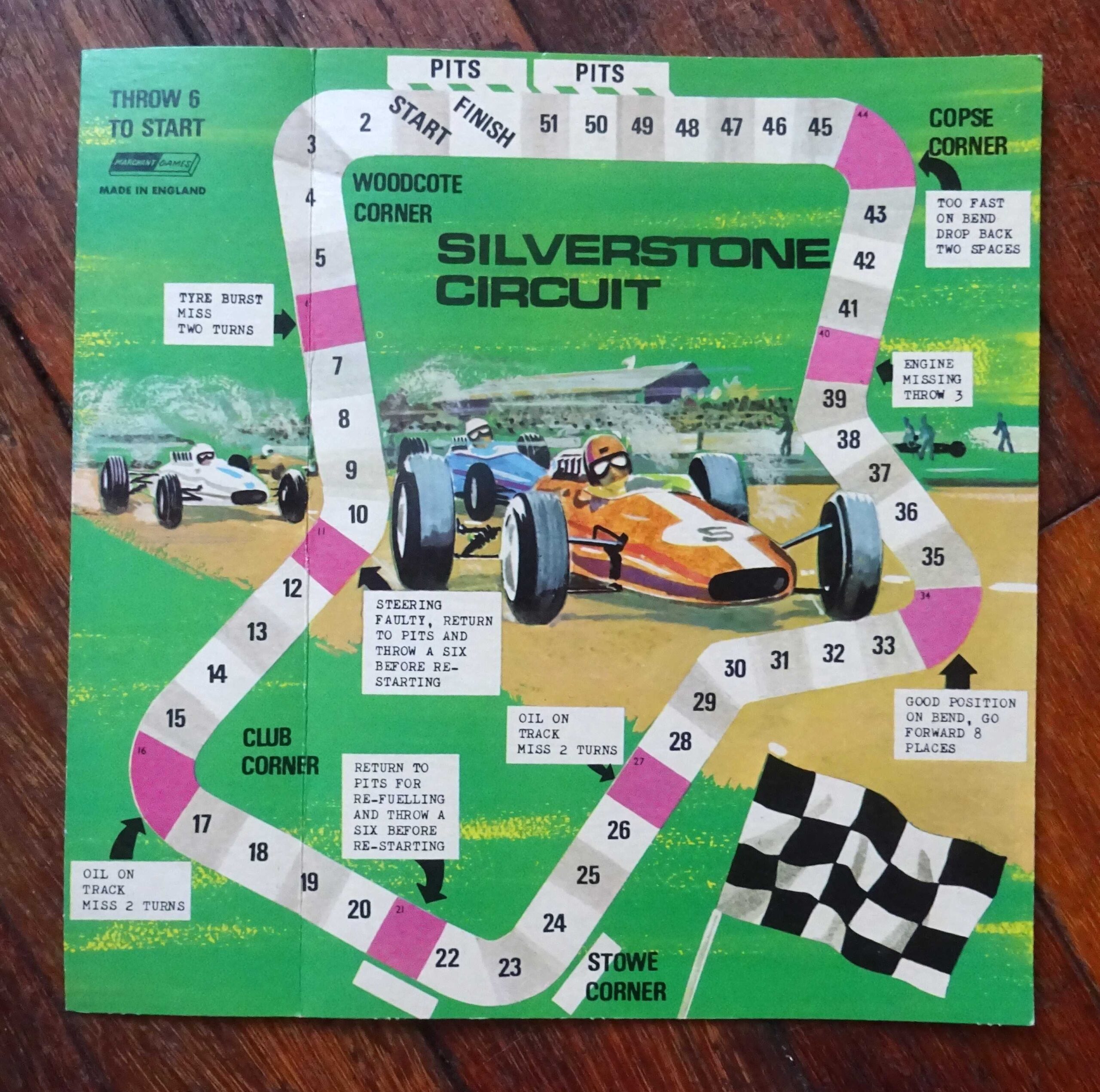 1960's Silverstone Circuit by Marchant Games, England - Image 5