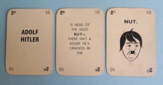 1939 Who's Who or Food For Thought WWII Card Game, England